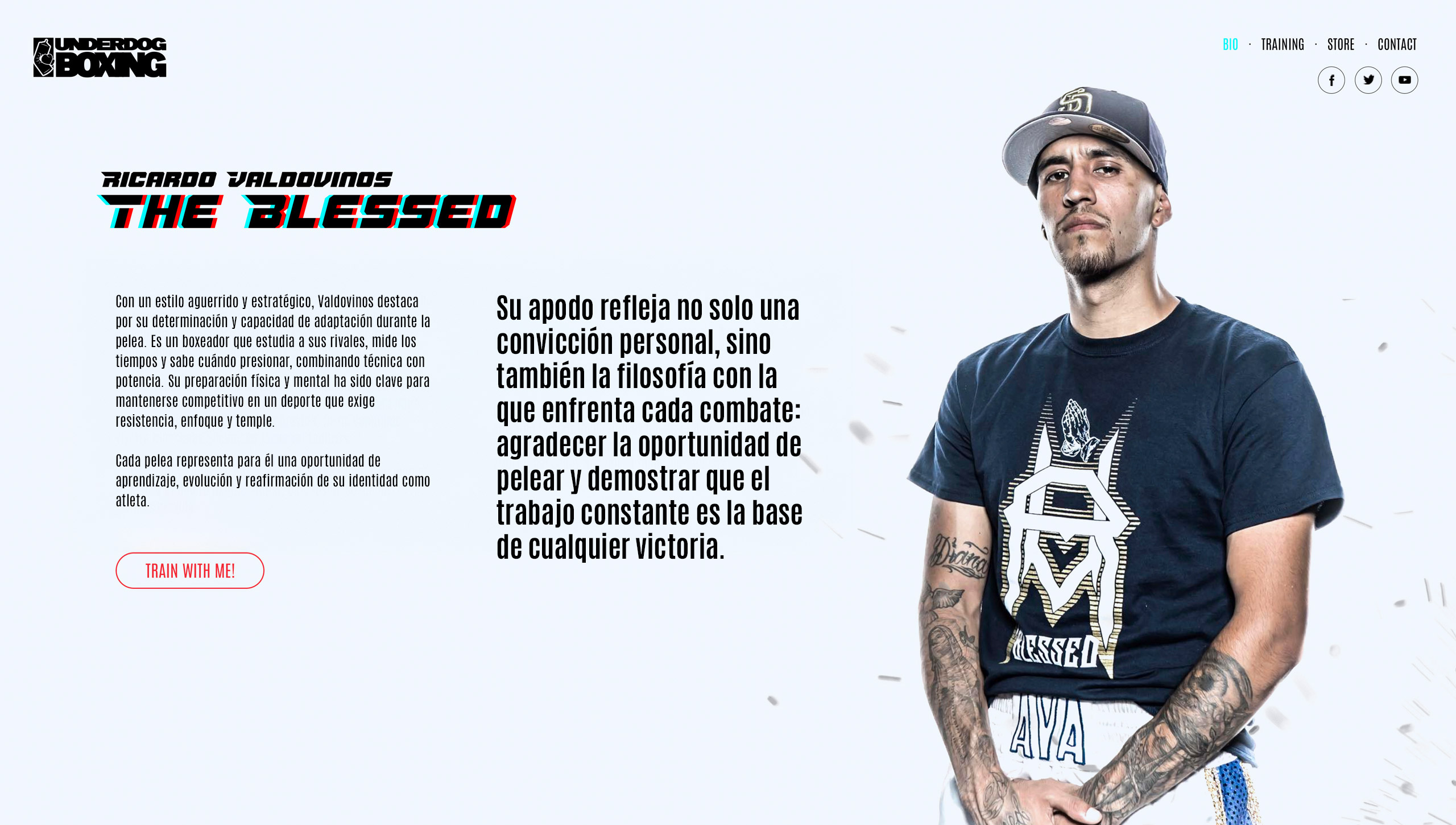 Underdog Boxing — Ricardo Valdovinos The Blessed